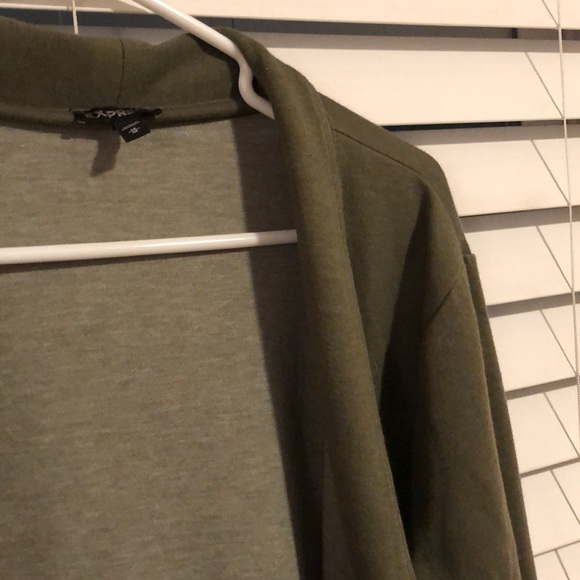 Olive Green Cardigan - Picture 3 of 3